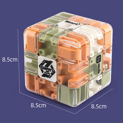Casse-Tête Cube à Rouler avec Labyrinthe 3D Amusant