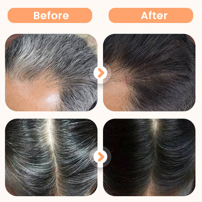 💆‍♀️🌿 Teinture Capillaire aux Extraits Végétaux pour Cheveux Blancs