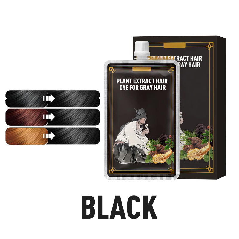 💆‍♀️🌿 Teinture Capillaire aux Extraits Végétaux pour Cheveux Blancs