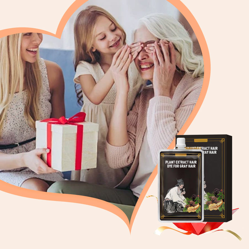 💆‍♀️🌿 Teinture Capillaire aux Extraits Végétaux pour Cheveux Blancs