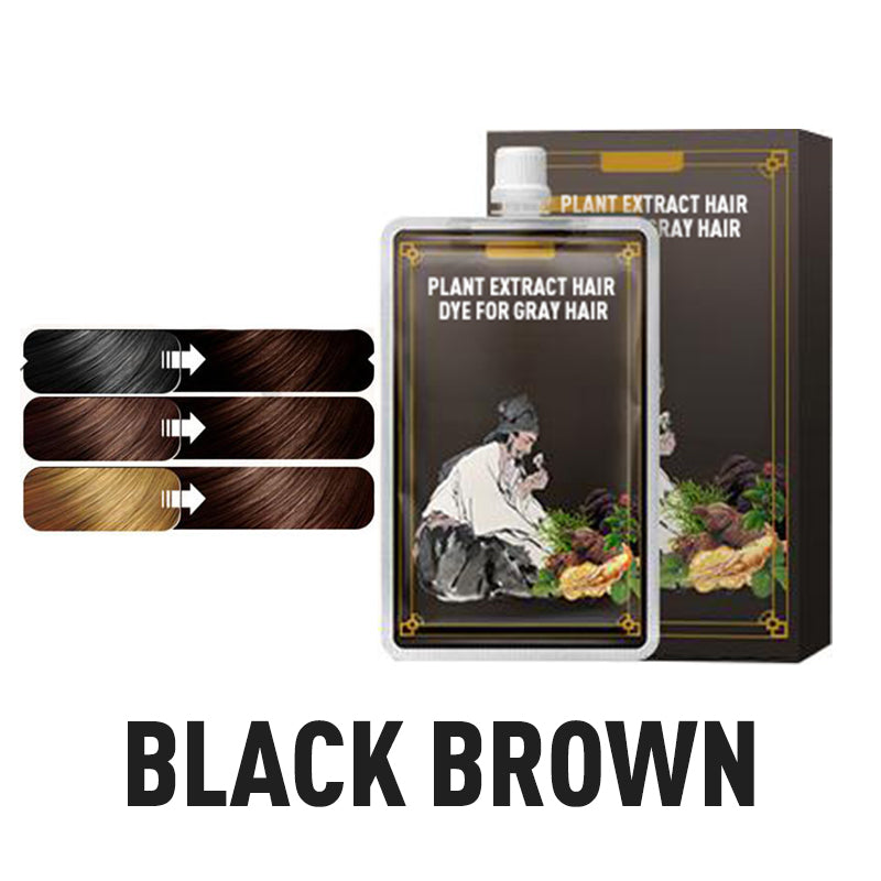 💆‍♀️🌿 Teinture Capillaire aux Extraits Végétaux pour Cheveux Blancs