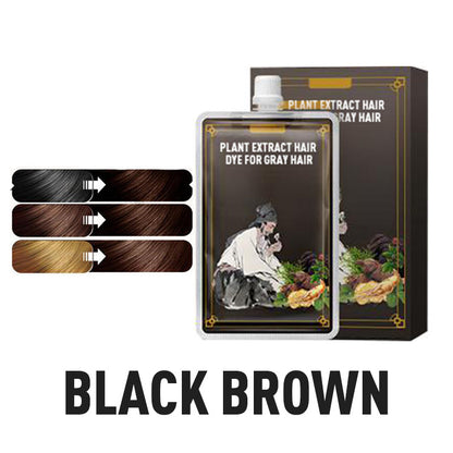 💆‍♀️🌿 Teinture Capillaire aux Extraits Végétaux pour Cheveux Blancs