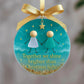 Ornement de Noël en Verre de Mer - Symbole d’Amitié