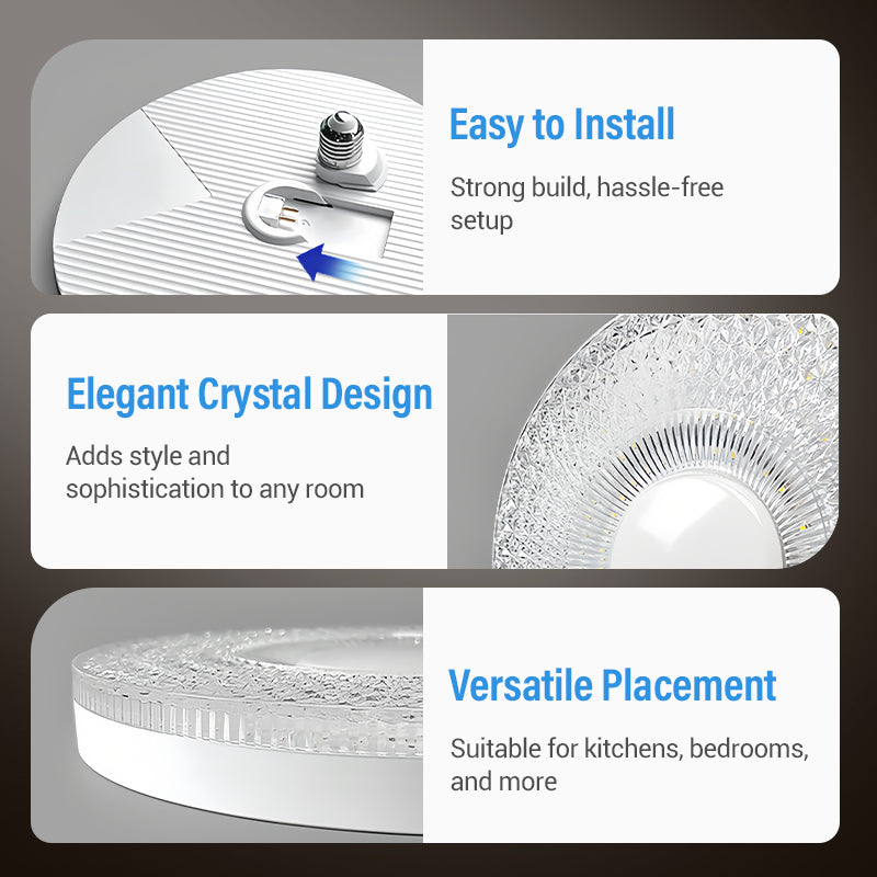 🌟 Lustre Cristal LED Éclair - L'Élégance Radieuse qui Transforme Votre Intérieur ! ✨