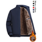 🧥 50% DE RÉDUCTION ! 💨 Veste Homme Zippée Anti-Froissement - Imperméable et Coupe-Vent, Confort Chaud pour Activités Extérieures Hivernales ❄️📦