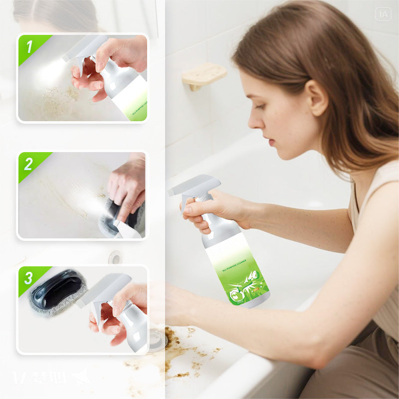 🧼 ACHETEZ-EN 3, OBTENEZ-EN 1 GRATUITEMENT ! ✨ Spray nettoyant sans rinçage - Nettoie et désinfecte toutes les surfaces en quelques secondes 🚿📦