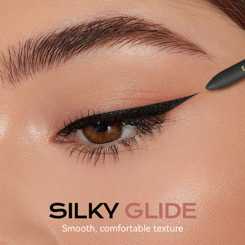 👁️Ombre à paupières et eye-liner 2 en 1 avec pinceau mélangeur