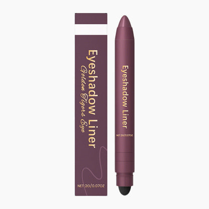 👁️Ombre à paupières et eye-liner 2 en 1 avec pinceau mélangeur