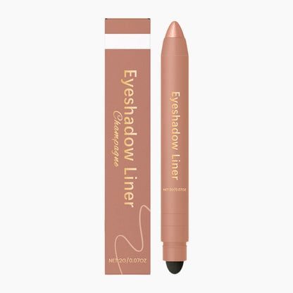 👁️Ombre à paupières et eye-liner 2 en 1 avec pinceau mélangeur