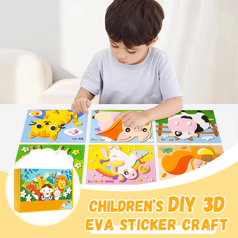 Bricolage pour enfants : autocollants 3D en EVA