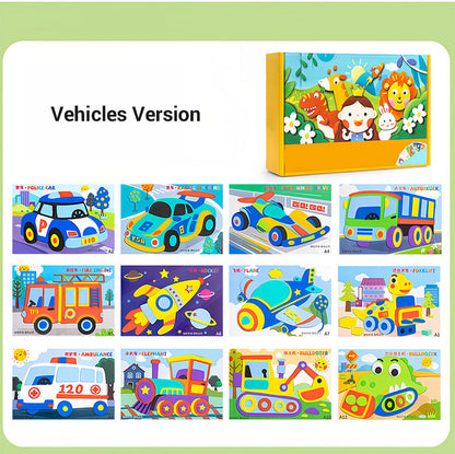 Bricolage pour enfants : autocollants 3D en EVA