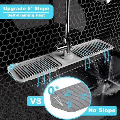 Tapis d’Égouttage Rapide pour Évier de Cuisine