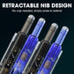 Stylo Plume Rétractable à Séchage Rapide