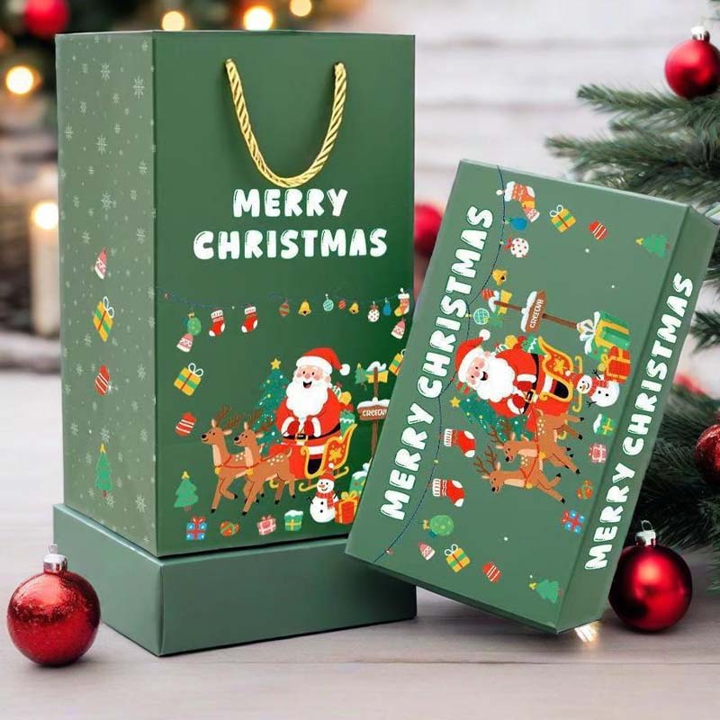 🎅Boîte cadeau de Noël pliable et rebondissante unique🎄