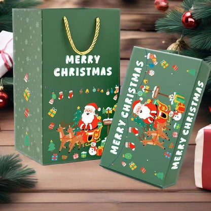 🎅Boîte cadeau de Noël pliable et rebondissante unique🎄