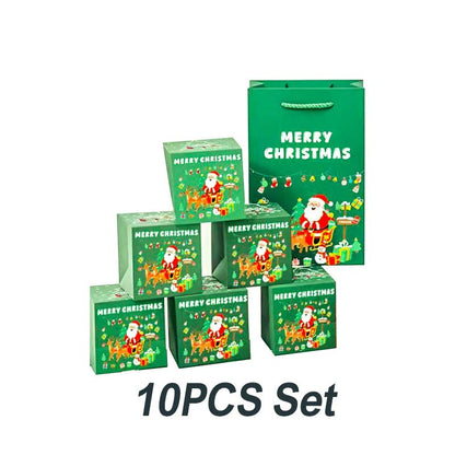 🎅Boîte cadeau de Noël pliable et rebondissante unique🎄