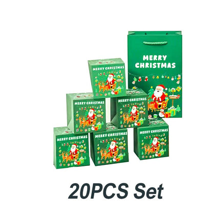 🎅Boîte cadeau de Noël pliable et rebondissante unique🎄