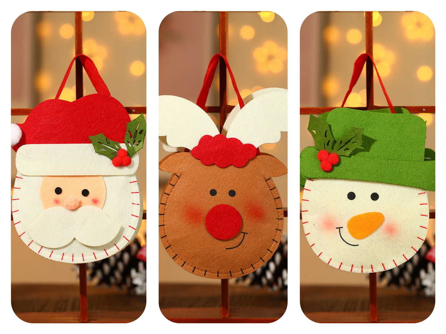 🎅VENTA ANTICIPADA DE NAVIDAD - Cadeau de Noël Poupées Sacs faits main