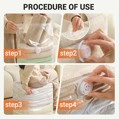 🔥Sac de rangement sous vide extra large - Appuyez pour évacuer l'air