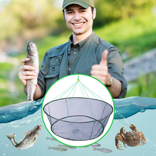 🎣Filet de pêche pliable portable avec corde
