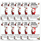 🎄Vente de Noël anticipée -50 %🔥🎁10 pièces Petits câlins de poche de Noël