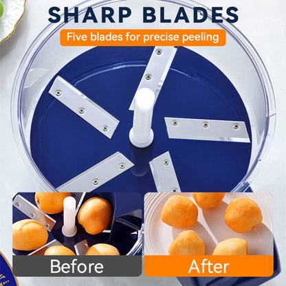 ⏳Spécial à durée limitée⏰Éplucheur électrique transparent pour fruits et légumes🍇🧄