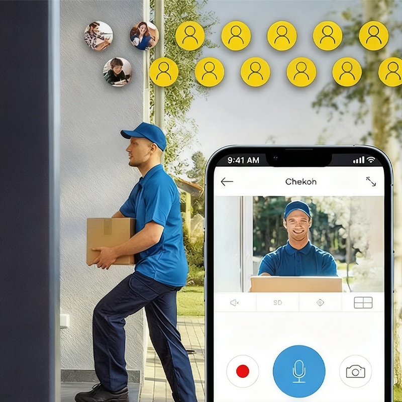 Caméra haute définition à rotation panoramique 360°