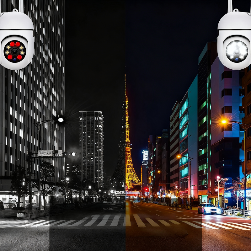 Caméra haute définition à rotation panoramique 360°