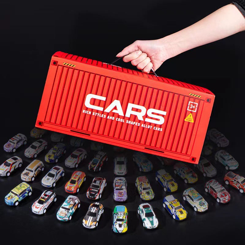 🎅Offre spéciale Noël 50 % DE RÉDUCTION🎁24/48 mini-wagons à moteur avec garage intégré