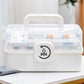 Boîte à médicaments familiale multi-étages grande capacité