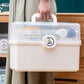 Boîte à médicaments familiale multi-étages grande capacité