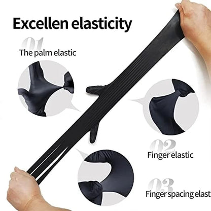 Gants jetables en nitrile antidérapants et anti-rayures