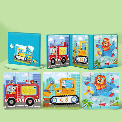 🎁 Cadeaux Priviléges de Noël🎄Livre de construction magnétique pour enfants