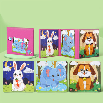 🎁 Cadeaux Priviléges de Noël🎄Livre de construction magnétique pour enfants