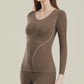 Ensemble de Sous-Vêtements Thermiques avec Soutien-Gorge Intégré pour Femme