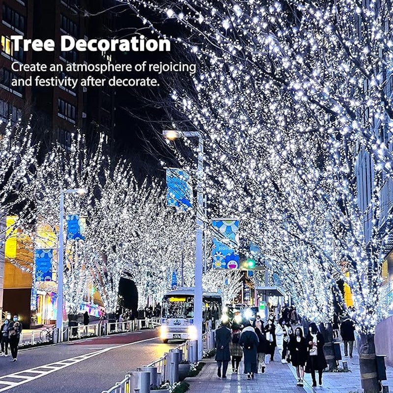 🔥‑50% Réduction ! Guirlande LED USB décorative 🎄 8 modes d’éclairage, fil cuivre souple, résistante pluie pour fêtes de Noël ✨