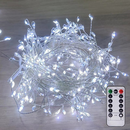 🔥‑50% Réduction ! Guirlande LED USB décorative 🎄 8 modes d’éclairage, fil cuivre souple, résistante pluie pour fêtes de Noël ✨