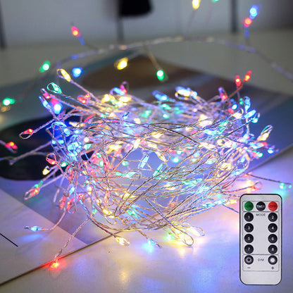 🔥‑50% Réduction ! Guirlande LED USB décorative 🎄 8 modes d’éclairage, fil cuivre souple, résistante pluie pour fêtes de Noël ✨
