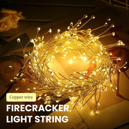 🔥‑50% Réduction ! Guirlande LED USB décorative 🎄 8 modes d’éclairage, fil cuivre souple, résistante pluie pour fêtes de Noël ✨