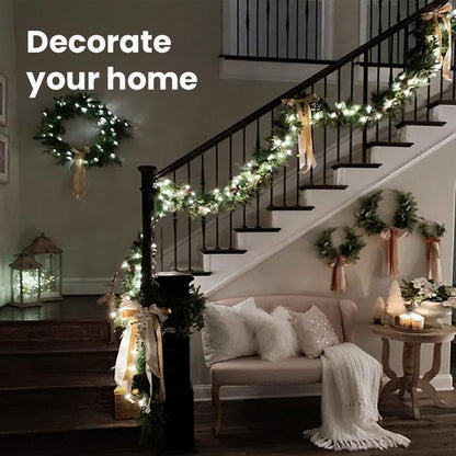 🔥‑50% Réduction ! Guirlande LED USB décorative 🎄 8 modes d’éclairage, fil cuivre souple, résistante pluie pour fêtes de Noël ✨