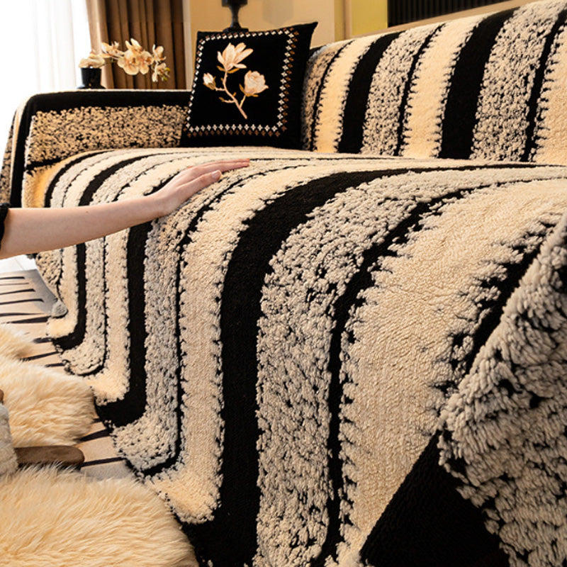 🛋️ 65% DE RÉDUCTION! ✨ Housse de Canapé en Peluche Douce - Protection Antidérapante avec Élastiques pour un Confort et un Style Maximum 🏠🌟