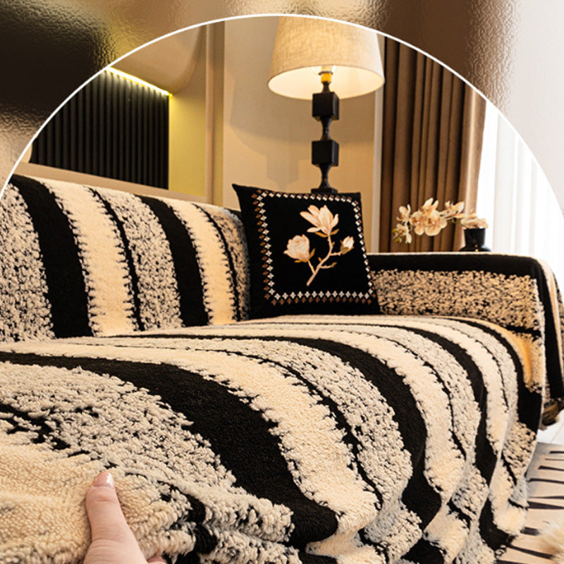 🛋️ 65% DE RÉDUCTION! ✨ Housse de Canapé en Peluche Douce - Protection Antidérapante avec Élastiques pour un Confort et un Style Maximum 🏠🌟