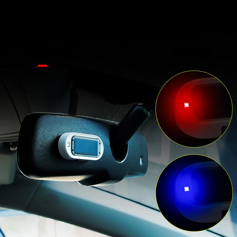 🚗 50% DE RÉDUCTION! 🚨 Lampe clignotante LED antivol solaire – Capteur jour/nuit & sans fil ✨