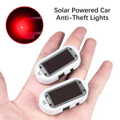 🚗 50% DE RÉDUCTION! 🚨 Lampe clignotante LED antivol solaire – Capteur jour/nuit & sans fil ✨