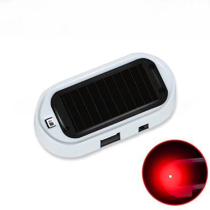 🚗 50% DE RÉDUCTION! 🚨 Lampe clignotante LED antivol solaire – Capteur jour/nuit & sans fil ✨