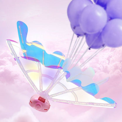 🔥 50% DE RÉDUCTION ! Ailes de fée électriques rechargeables avec lumières LED et musique