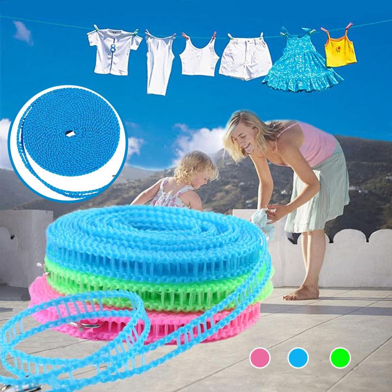 🧺 ACHETEZ 1, OFFERT 1 ! 🌬️ Corde à Linge Coupe-Vent & Antidérapante – Séchage Rapide, Accroche Sécurisée & Installation Facile ☀️