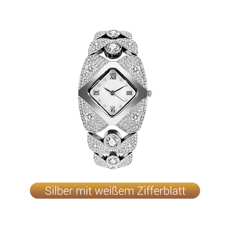 ⌚60% de réduction🔥Montre-bracelet rétro à quartz avec strass scintillants