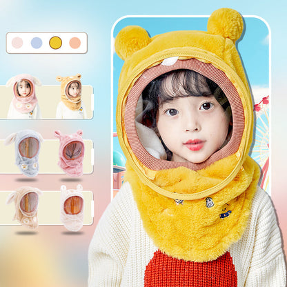 ⏳Offre spéciale à durée limitée⏰Bonnet d'hiver pour enfants avec masque détachable et coupe-vent