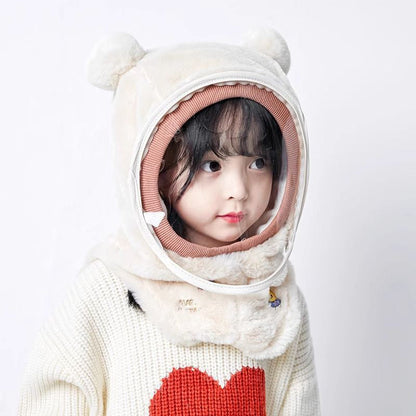 ⏳Offre spéciale à durée limitée⏰Bonnet d'hiver pour enfants avec masque détachable et coupe-vent